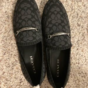 Black Coach Loafers 9